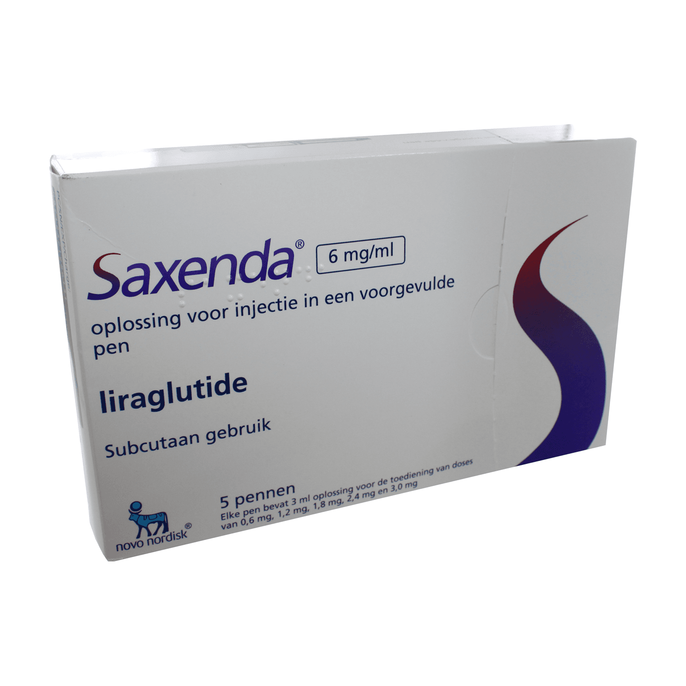 Saxenda Injvlst 6mg/ml Pen 3ml 5 st