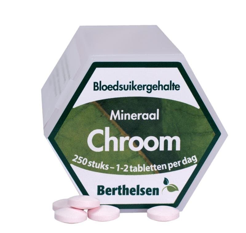 Berthelsen Chroom picolinaat 62,5 mcg 250tb