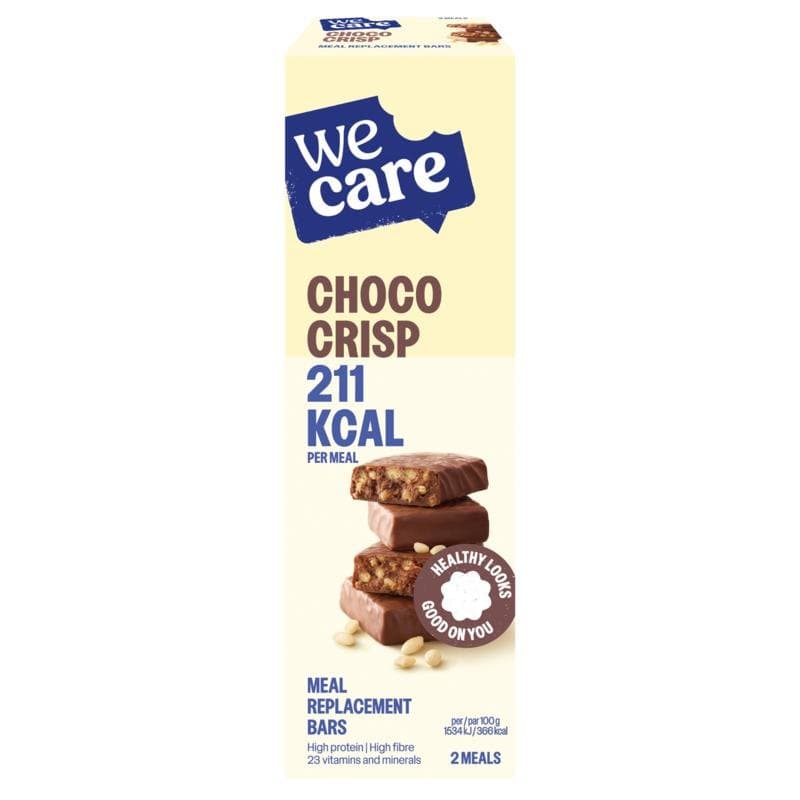 Wecare Bars choco crisp 116g