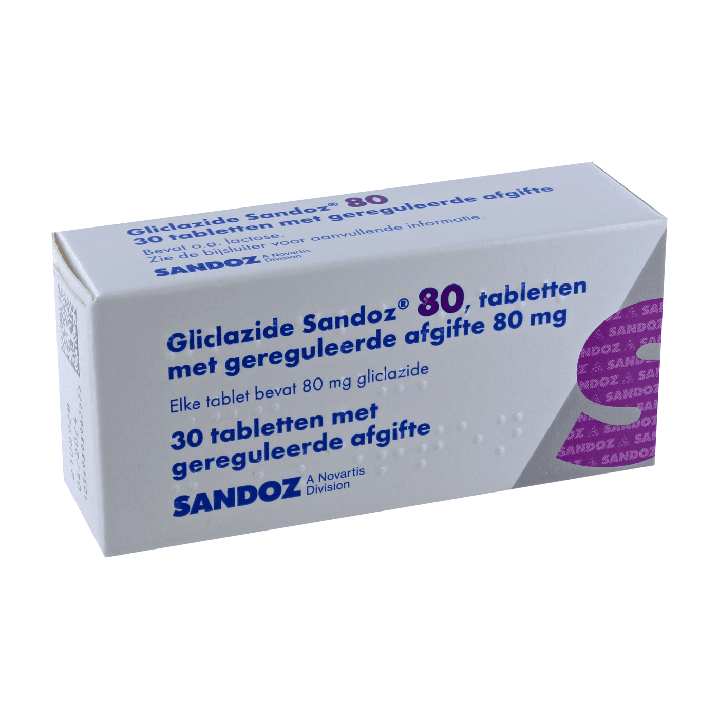 gliclazide Sandoz Retard Tablet mga 80mg 30 st