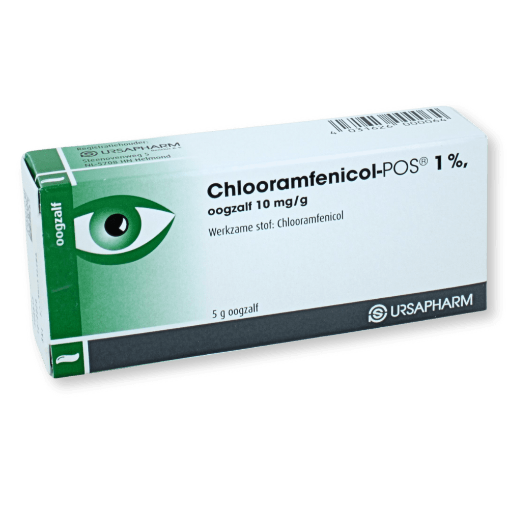 Chlooramfenicol Pos Oogzalf 10mg/g Tube 5g 1 st