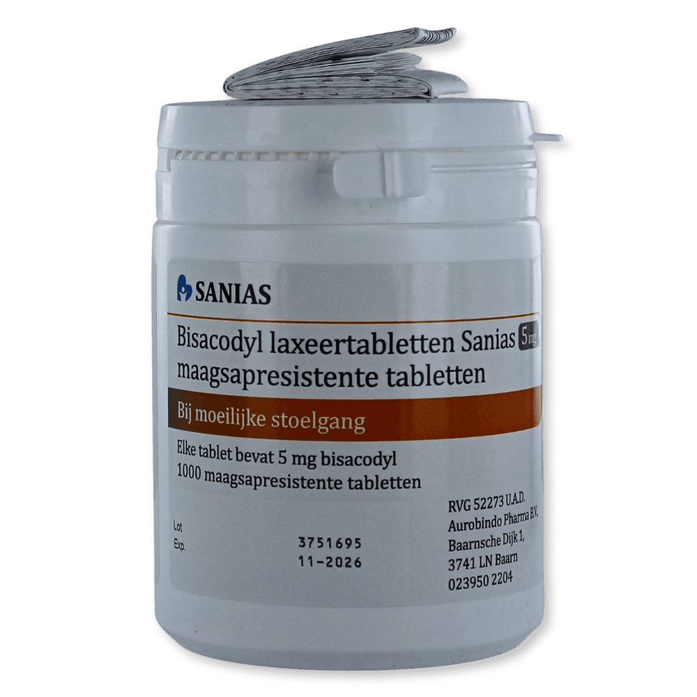 Bisacodyl Cf Tablet Msr 5mg 1000 st