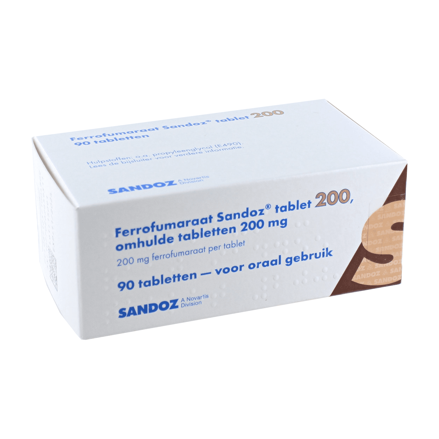 Ferrofumaraat Sandoz Tablet 200mg 90 st