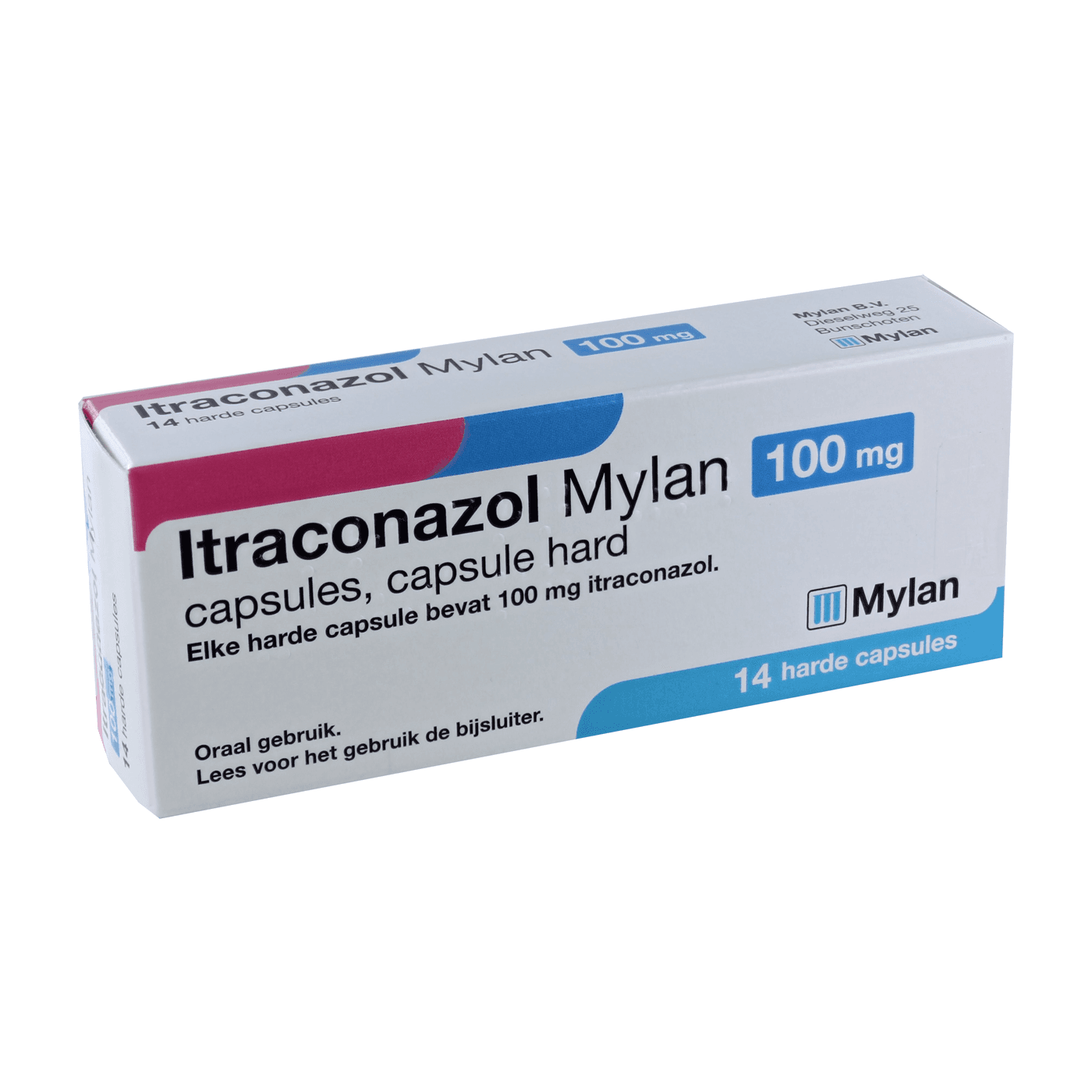 Itraconazol 100 mg 14 caps.