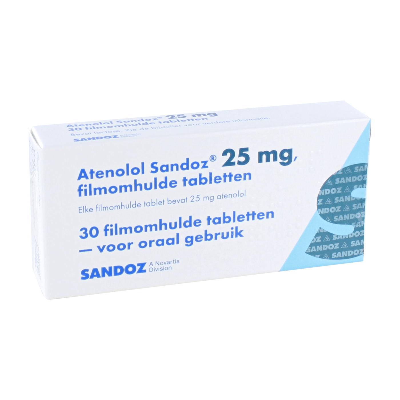 Atenolol Sandoz Tablet Filmomhuld 25mg 30 st