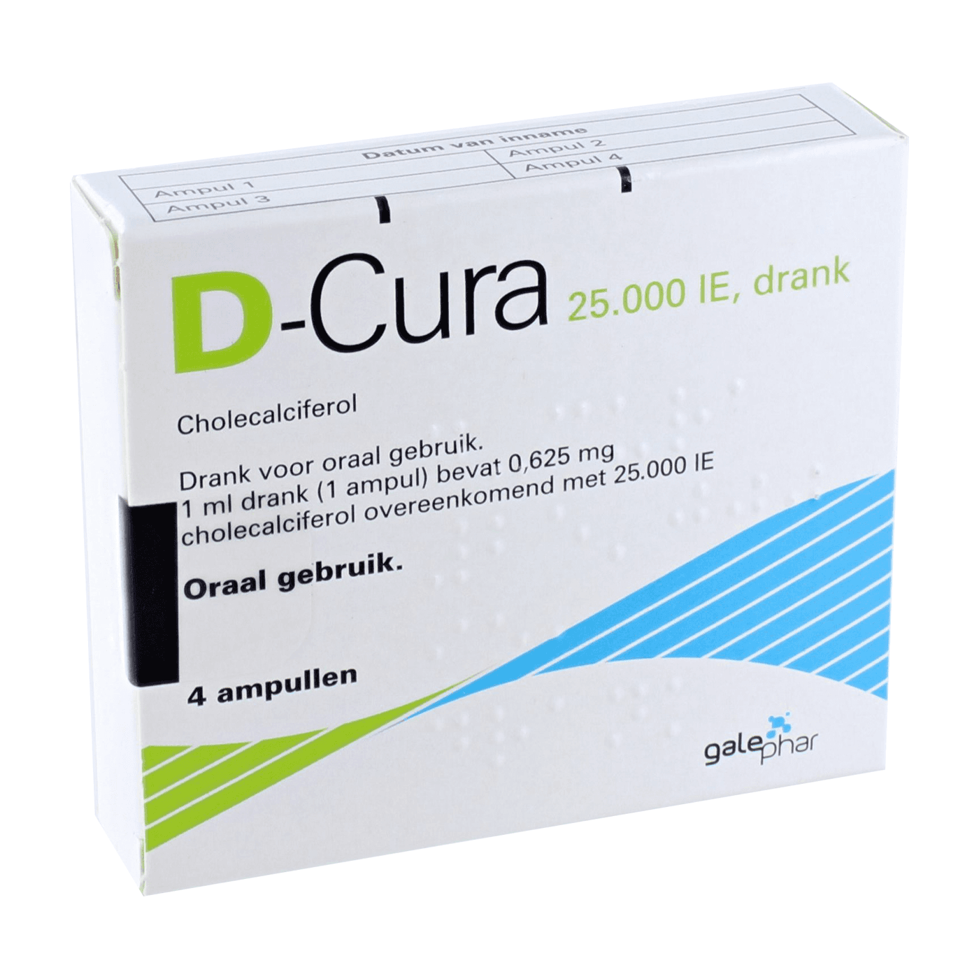 D-Cura 25.000ie 4 ampul. 1ml