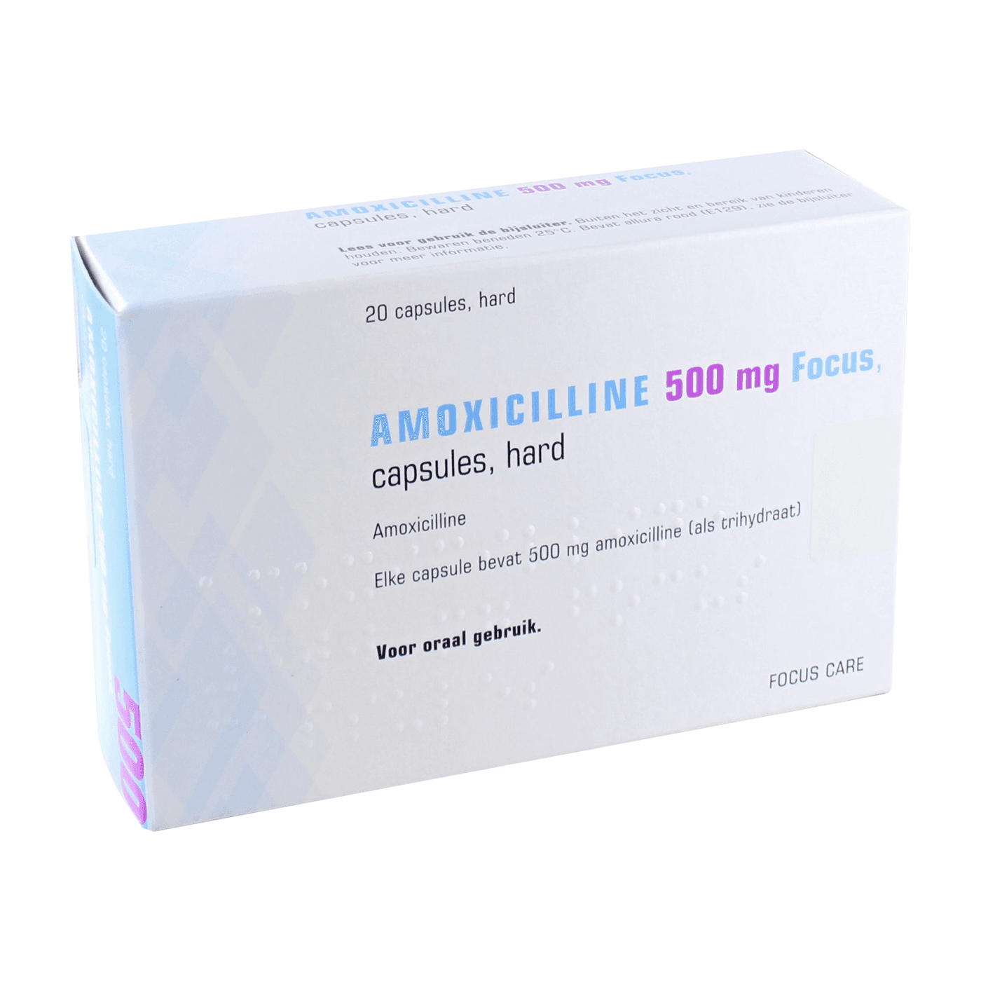 Amoxicilline Focus Capsule 500mg 20 st