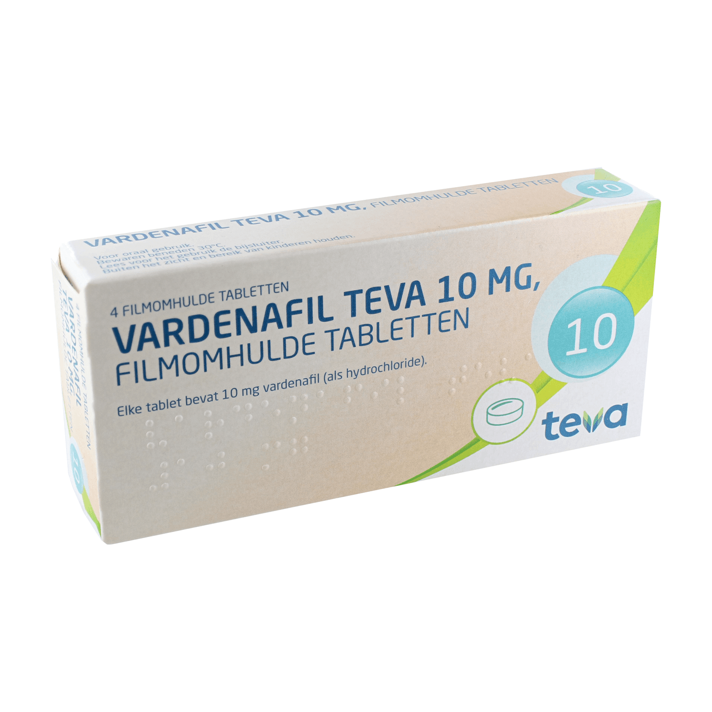 Vardenafil 10mg 4 Stuks Teva