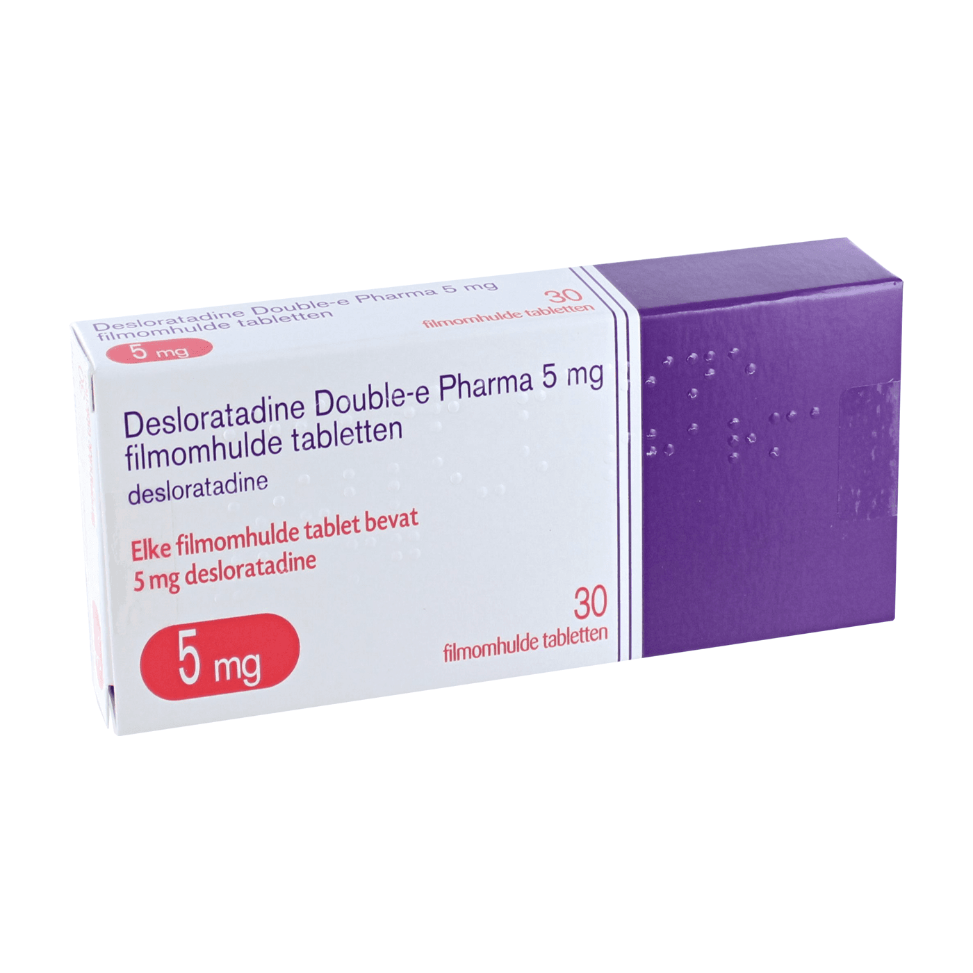 Desloratadine Double-E Tablet Filmomhuld 5mg 30 st