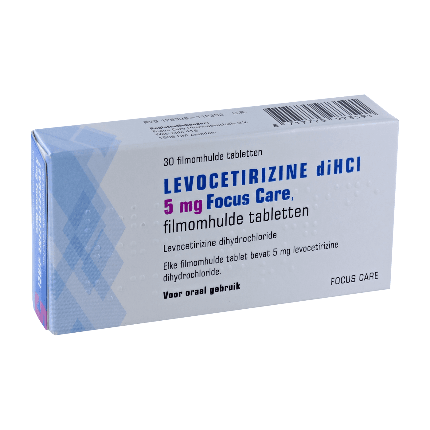 Levocetirizine 5mg 30tb Focus Care pharmaceuticals bv
