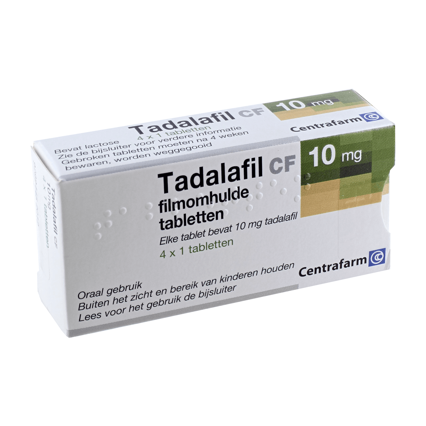 Tadalafil 10mg 4 tabl. Centrafarm