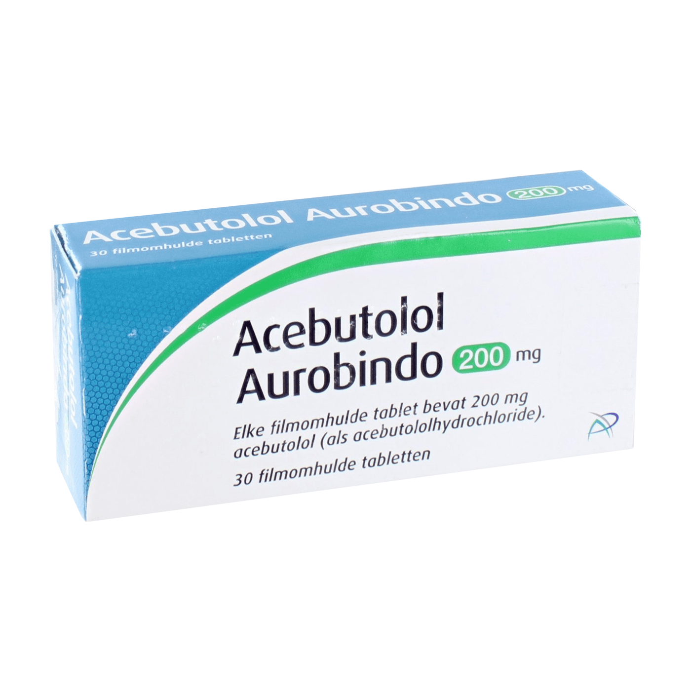 Acebutolol Aurobindo Tablet Filmomhuld 200mg 30 st