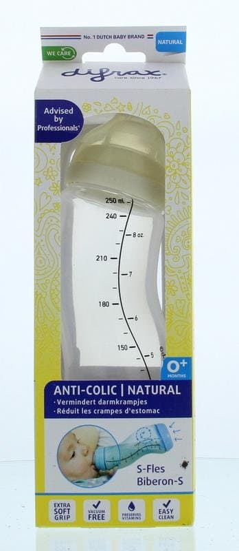 Difrax S-Fles natural creme 250ml 250ml