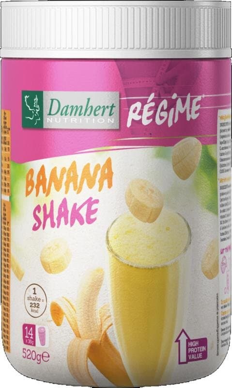 Damhert Regime maaltijd shake banaan 520g