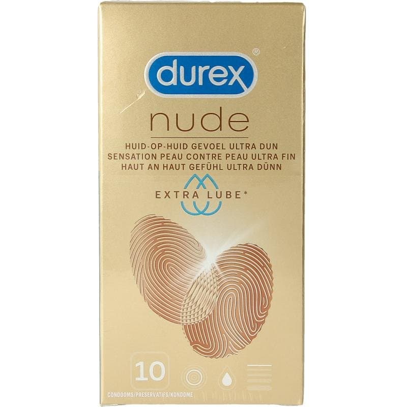 Durex Nude extra lube condooms 10st