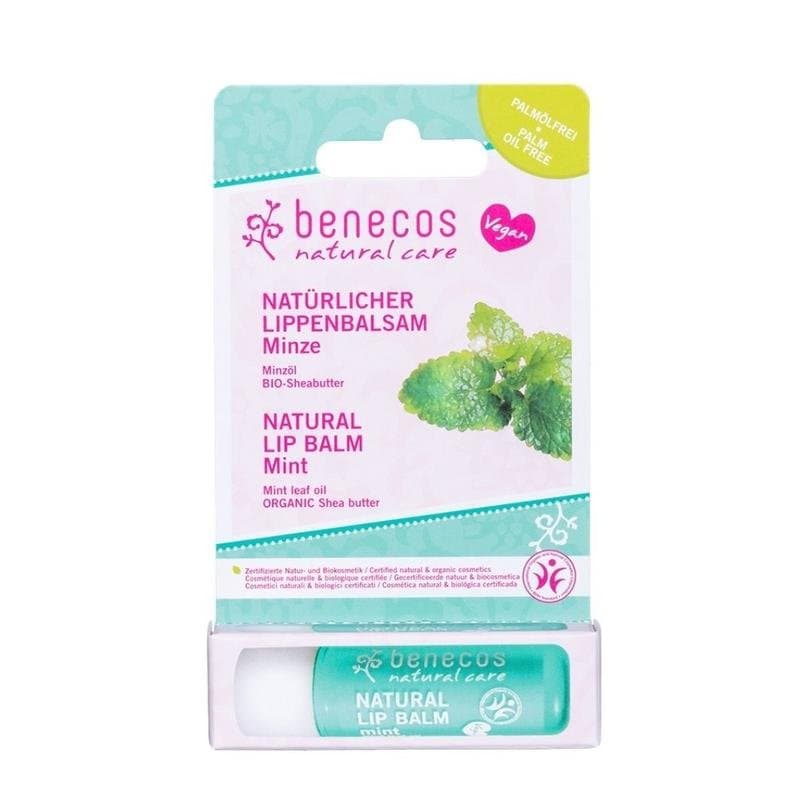 Benecos Natural lipbalm mint vegan 4.8g