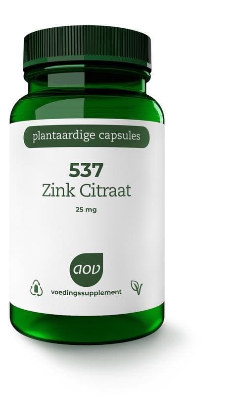 AOV 537 Zink citraat 25mg 90vc