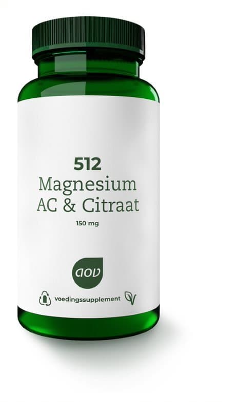 AOV 512 Magnesium AC & citraat 150mg 60tb