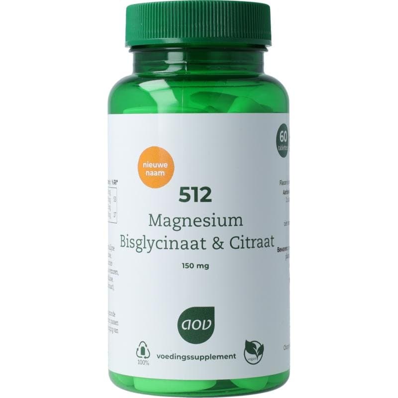 AOV 512 Magnesium AC & citraat 150mg 60tb