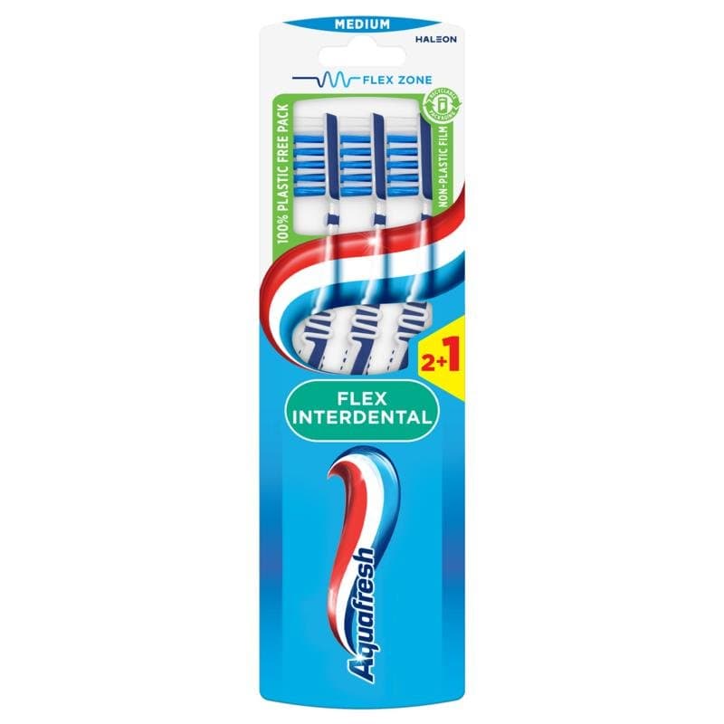 Aquafresh Tandenborstel flex interdental medium 3st