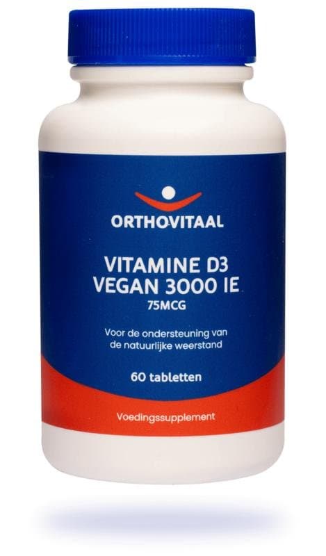 Orthovitaal Vitamine D3 3000IE vegan 60tb