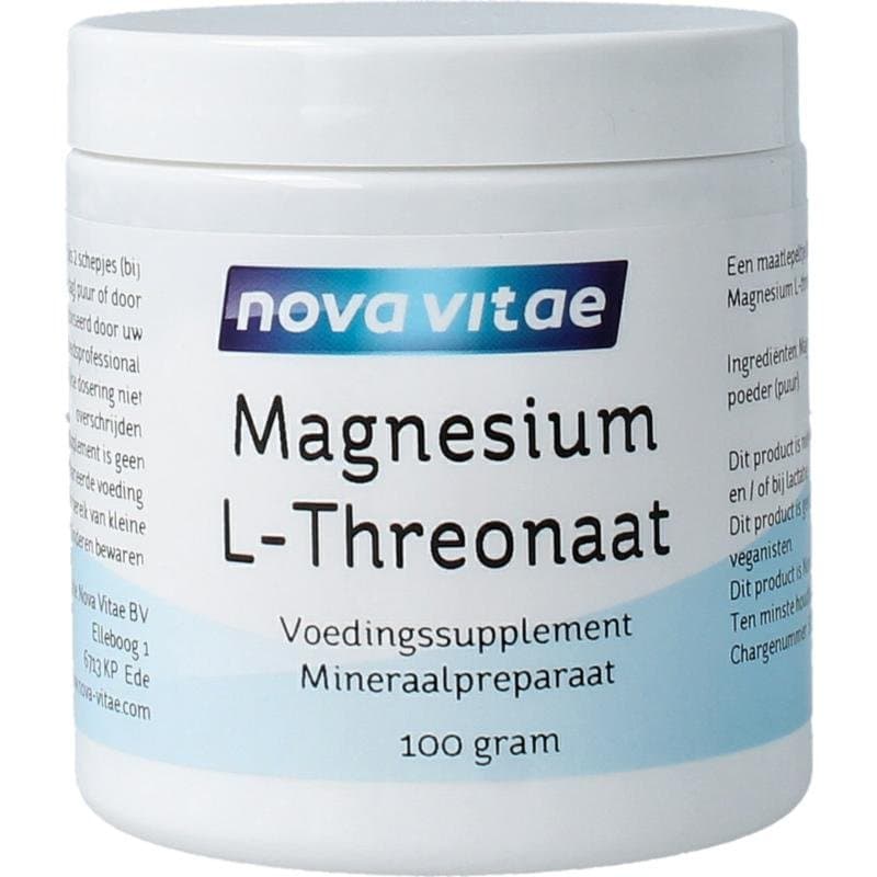 Nova Vitae Magnesium L-threonaat poeder 100g