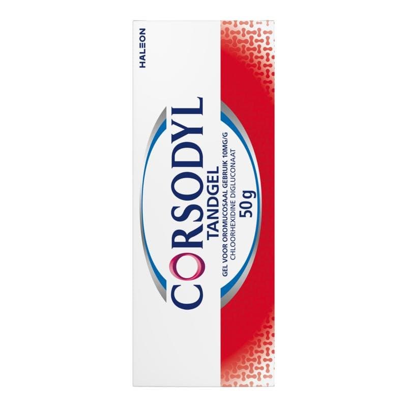 Corsodyl Tandgel 1% 50g