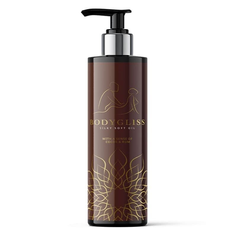 Bodygliss Silky soft massageolie cocos rum 150ml