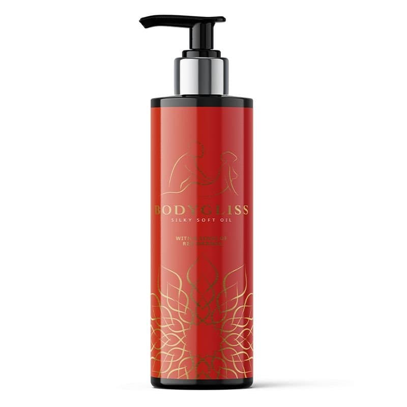 Bodygliss Silky soft massageolie red orange 150ml