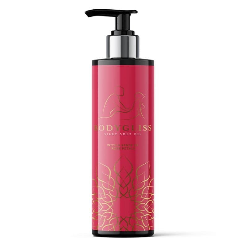 Bodygliss Silky soft massageolie rose petal 150ml