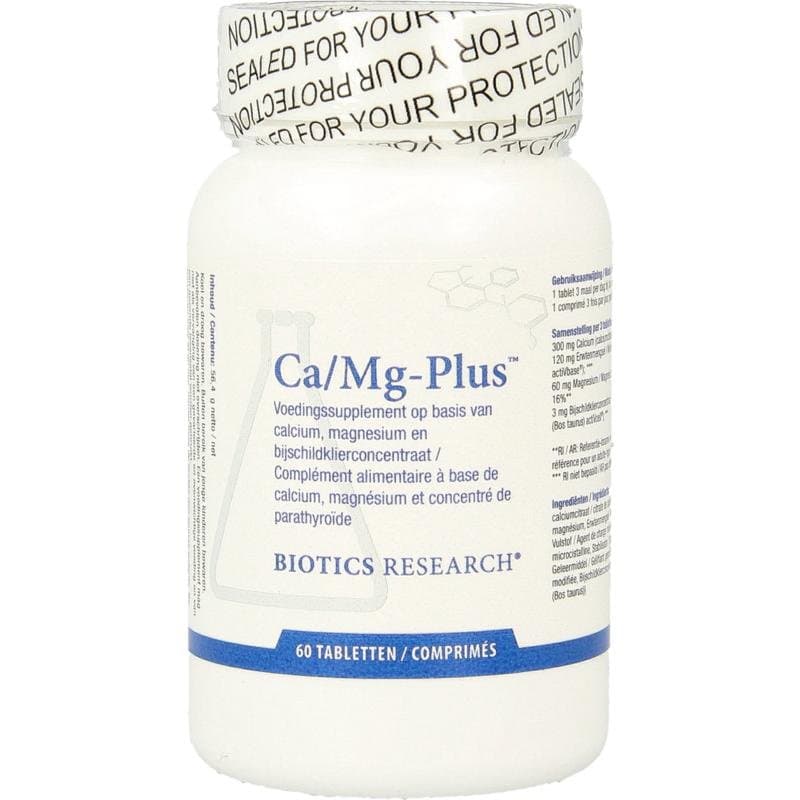 Biotics Calcium-en magnesiumcitraat plus 60tb