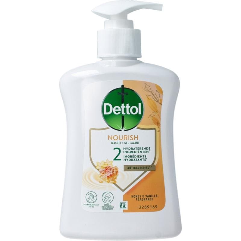 Dettol Handzeep extra care honey & sheabutter 250ml