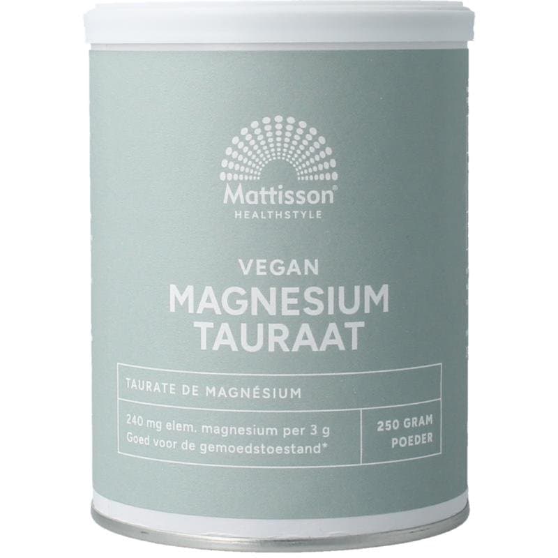 Mattisson Magnesium tauraat poeder vegan 250g