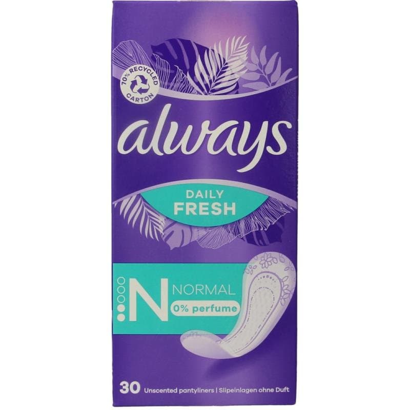 Always Inlegkruisjes daily fresh normaal 30st