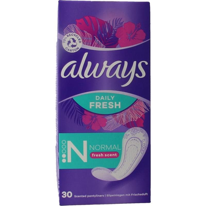 Always Inlegkruisjes daily fresh normaal & scent 30st