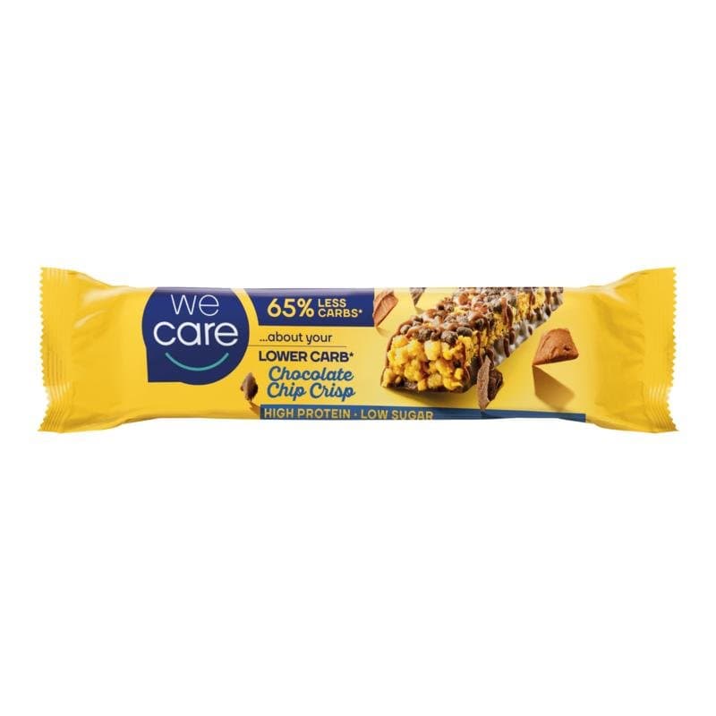Wecare Lower carb reep chocolate chip crispy 150g