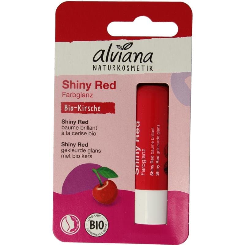 Alviana Lipverzorging shiny red 4.5ml