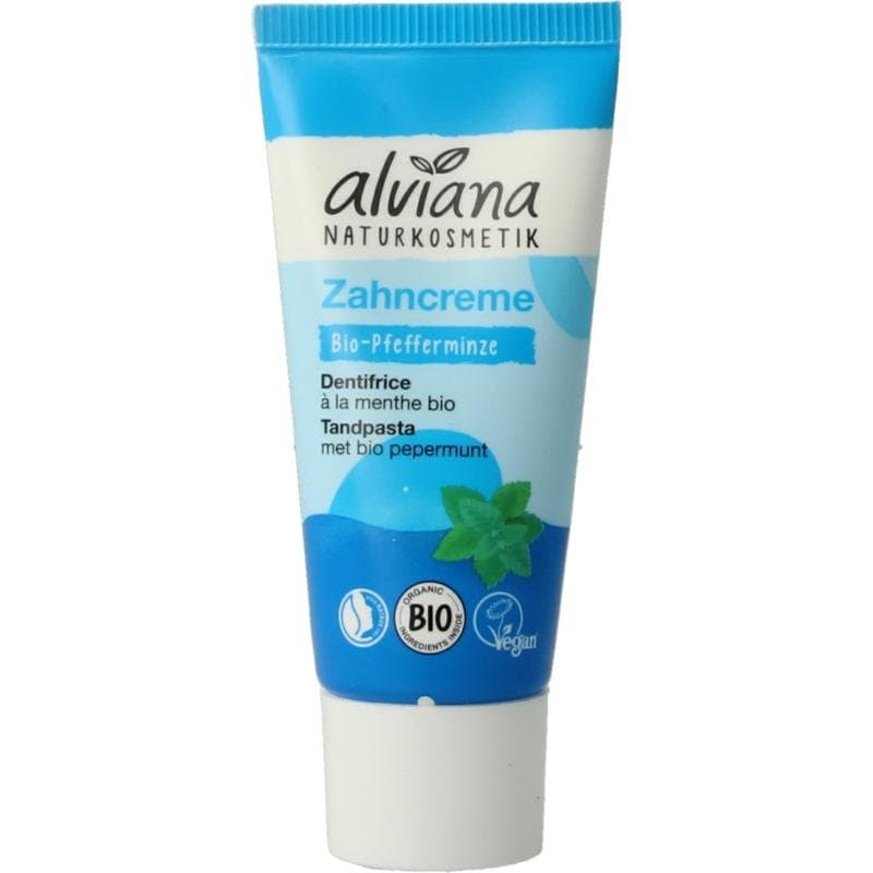 Alviana Tandpasta met munt mini 20ml
