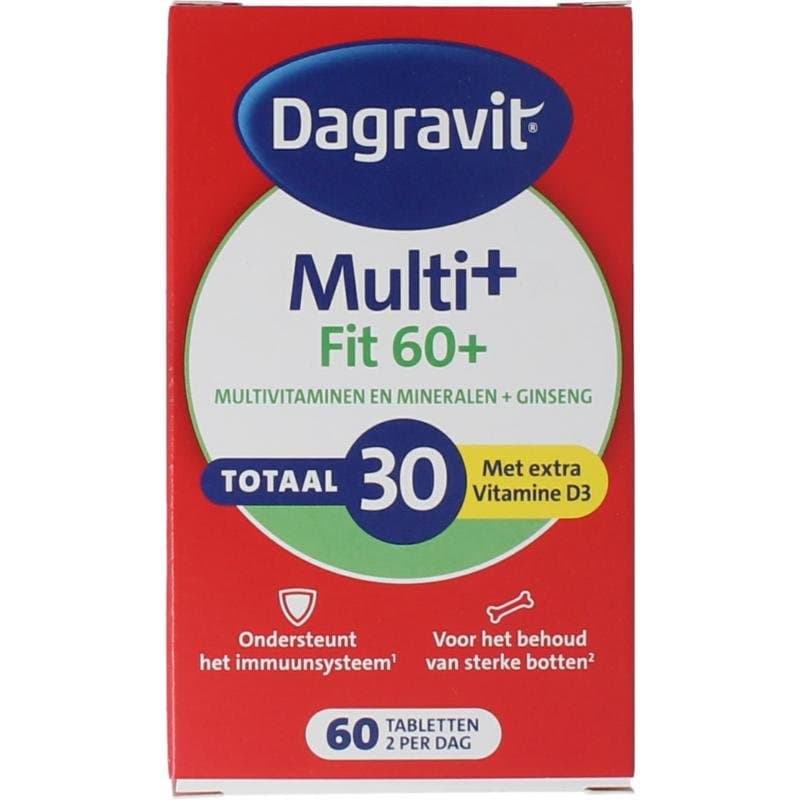 Dagravit Totaal 30 vitaal 60+ 60tb