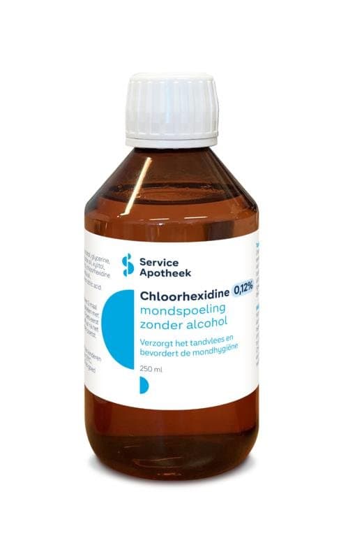 Service Apotheek Chloorhexidine 0,12% mondspoeling zonder alcohol 250ml