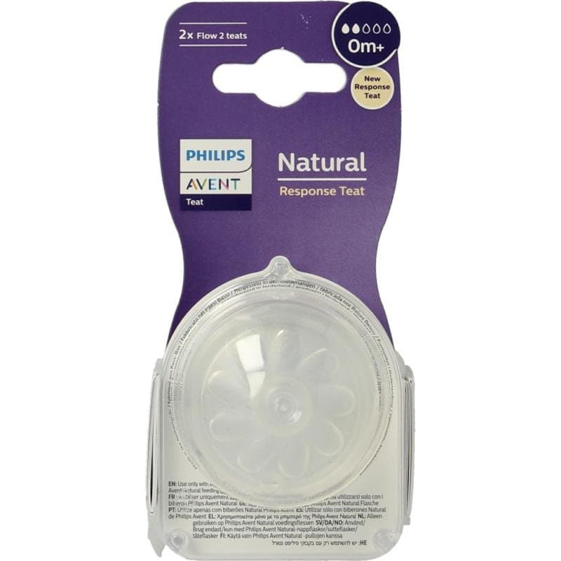 Avent Natural flesspeen 0M+ 2st