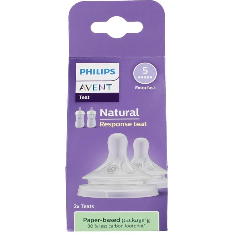 Avent Natural flesspeen 6M+ 2st