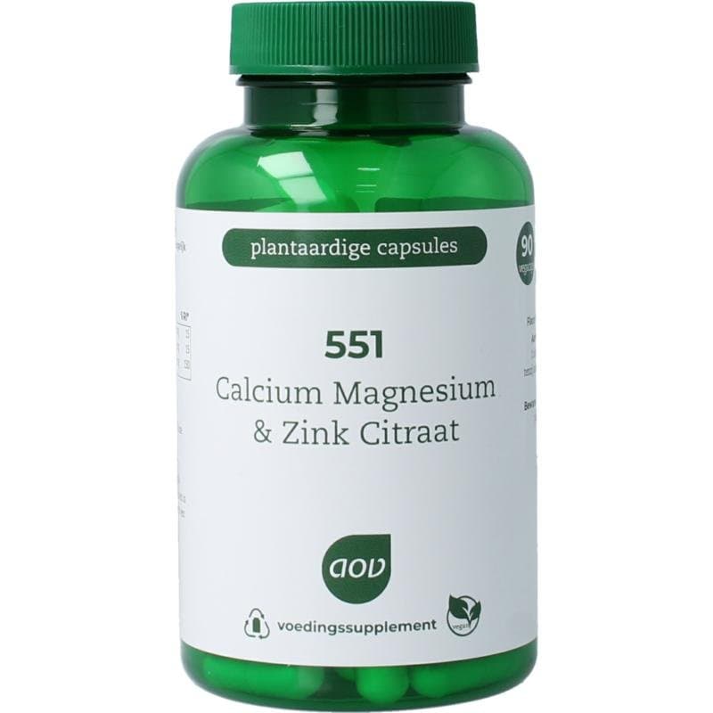 AOV 551 Calcium magnesium & zink citraat 90vc