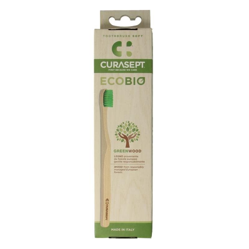 Curasept Tandenborstel wood soft 1st