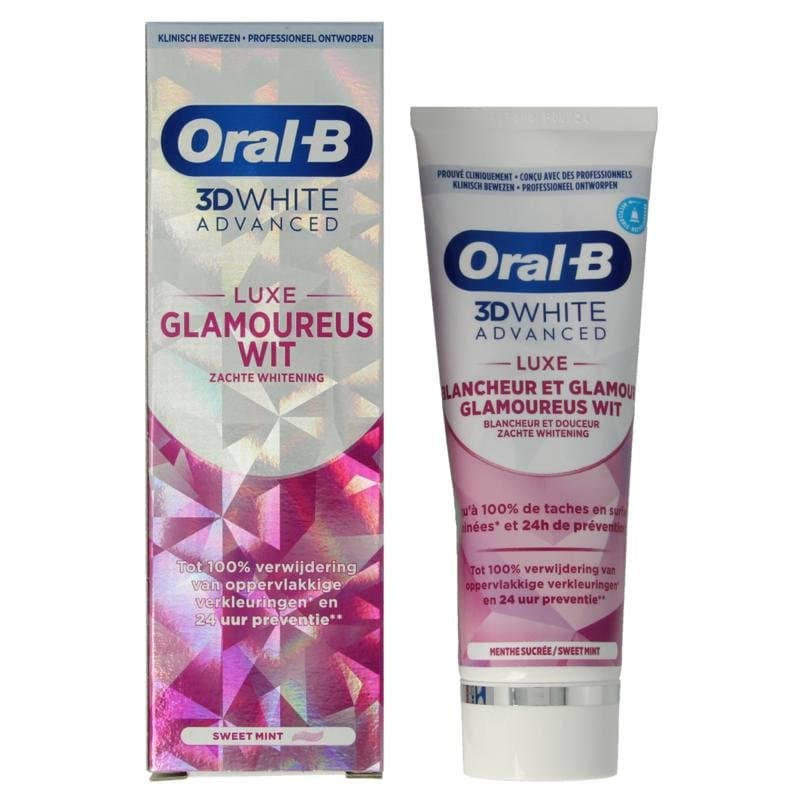Oral B Tandpasta 3D white luxe 75ml