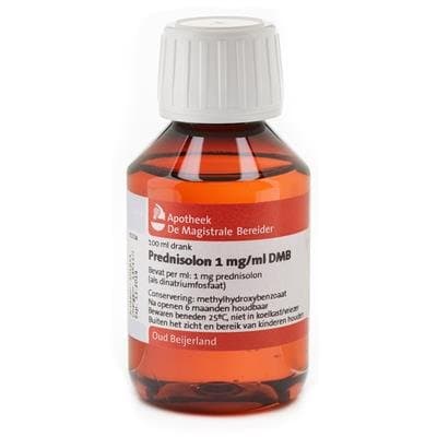 Prednisolon (als dinatriumfosfaat) DMB 1mg/ml, drank 100 ml