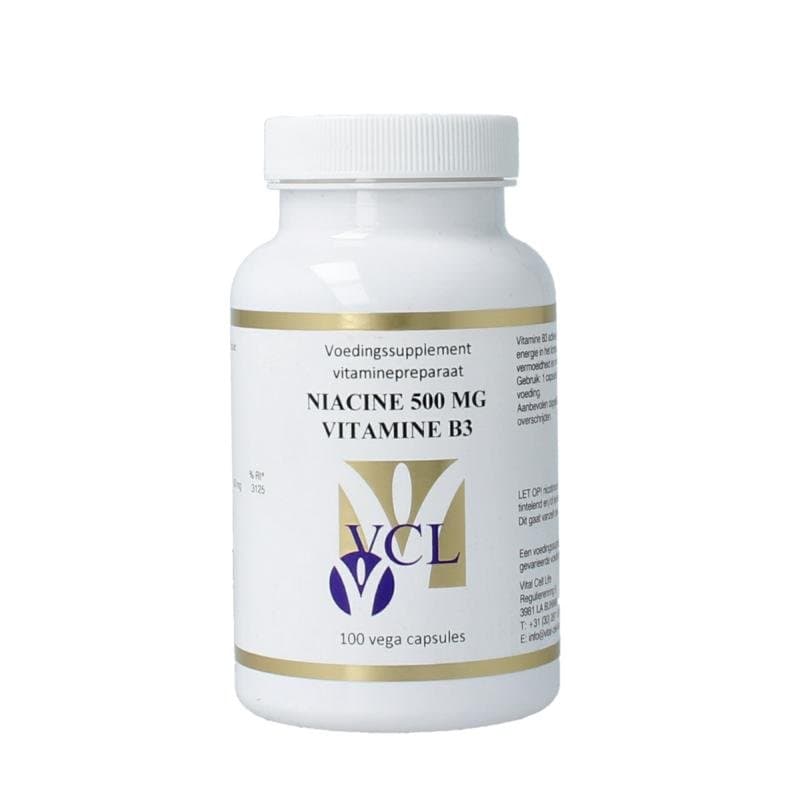 Vital Cell Life Vitamine B3 niacine 500 mg 100vc
