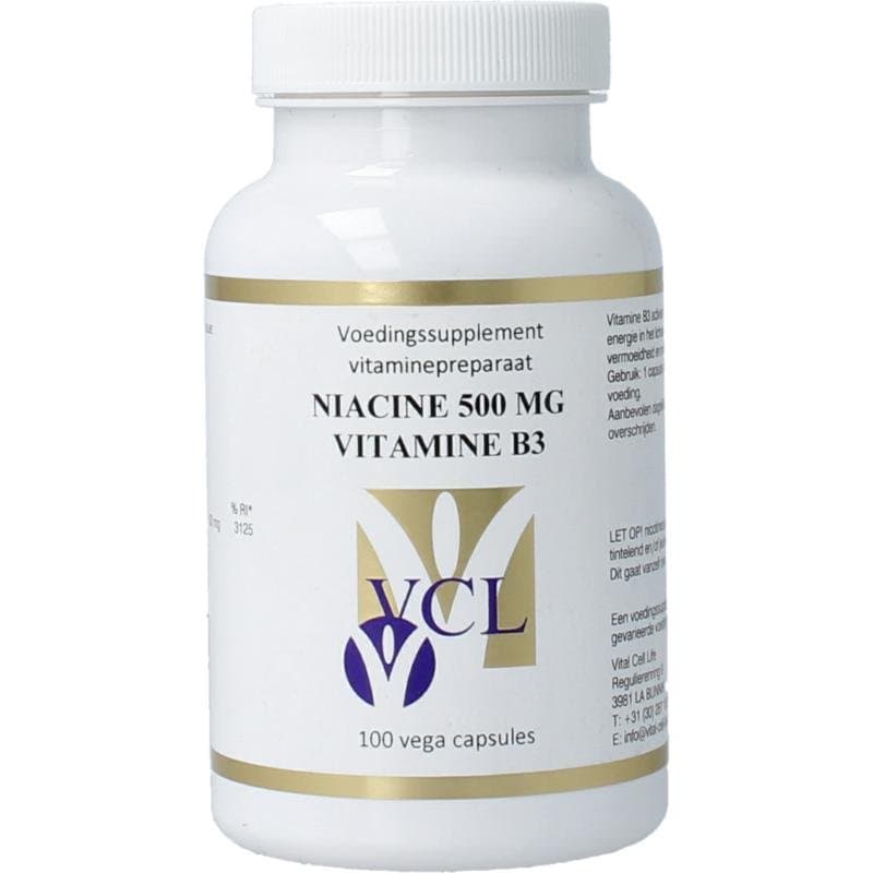 Vital Cell Life Vitamine B3 niacine 500 mg 100vc