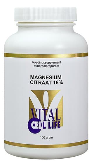 Vital Cell Life Magnesium citraat 160mg poeder 100g