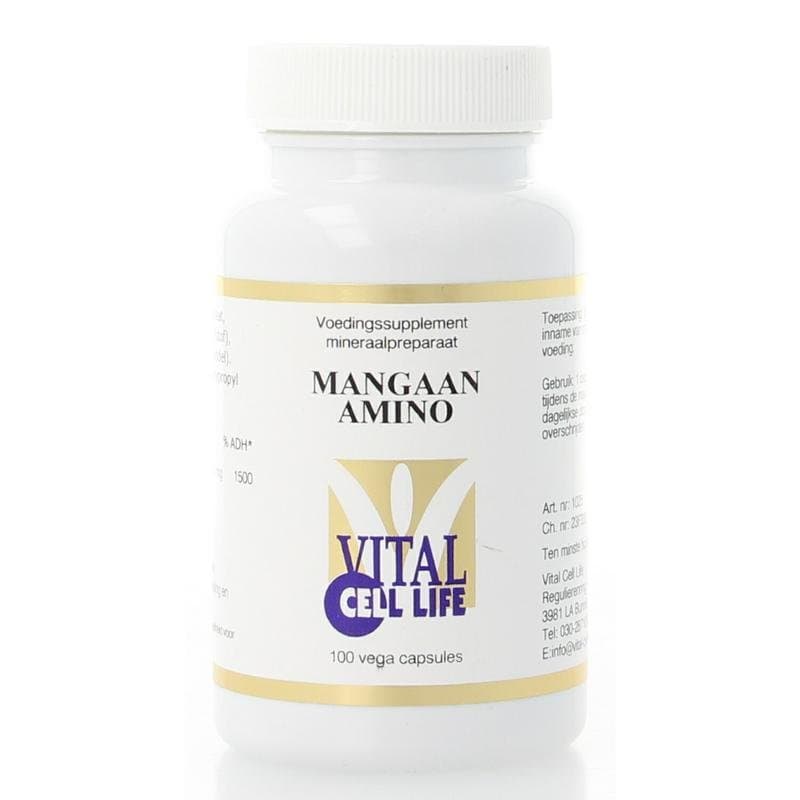 Vital Cell Life Mangaan amino 30mg 100ca
